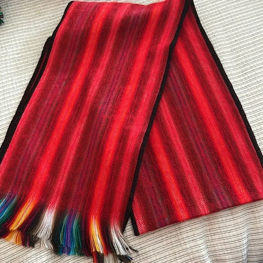 Beautiful alpaca scarf from Ecuador so soft and warm!